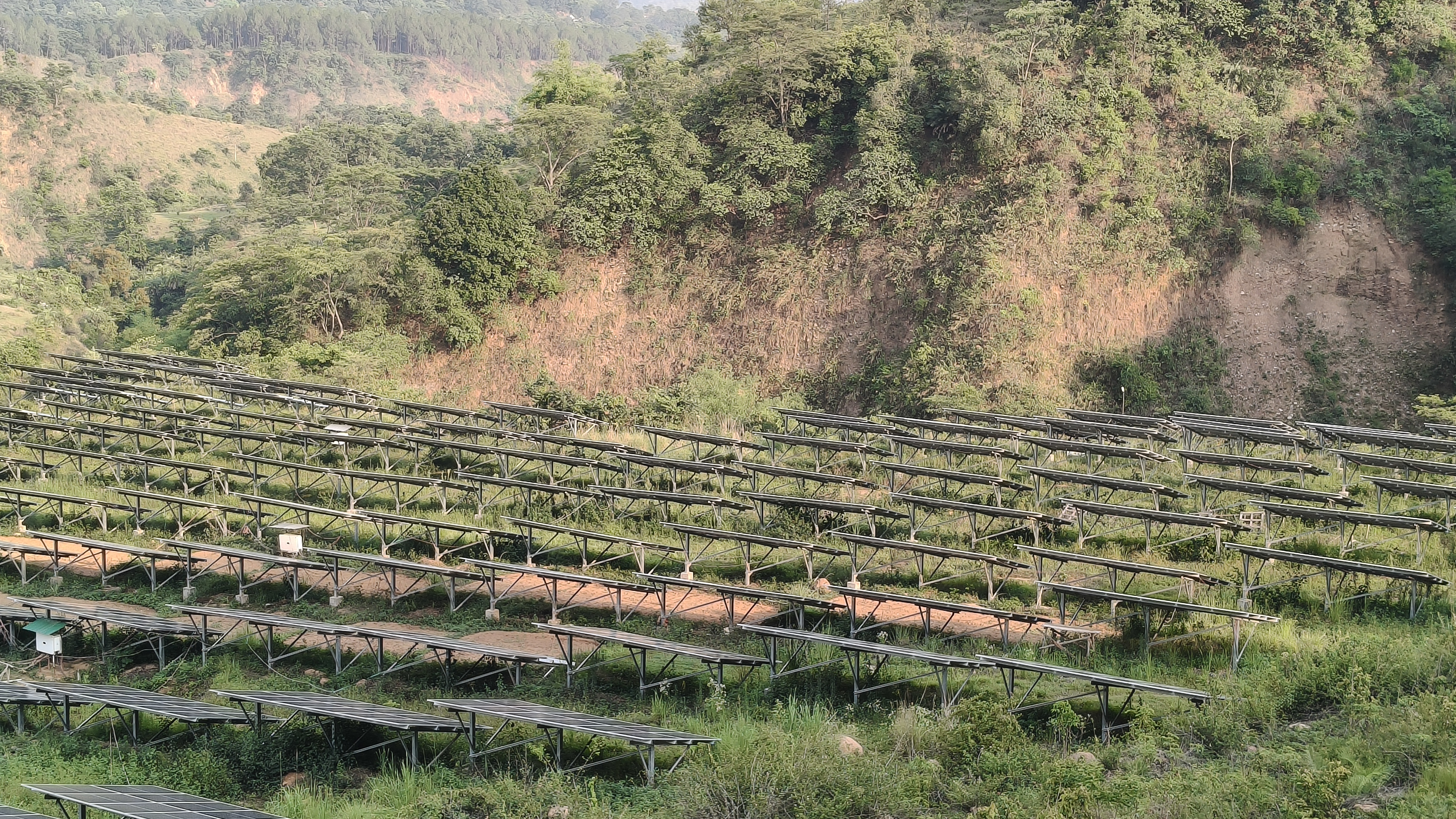 Wide view of SS Energy solar plant